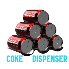 Coca Cola bevanda dispenser 3d print model - Mito3D