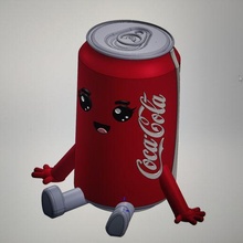 coke coke-cola 3d print model - Mito3D