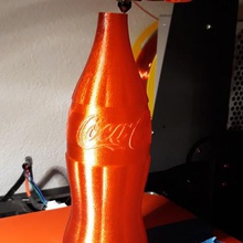 botella de cola art petg la diversión las botellas rojo gadgets 3d print model - Mito3D