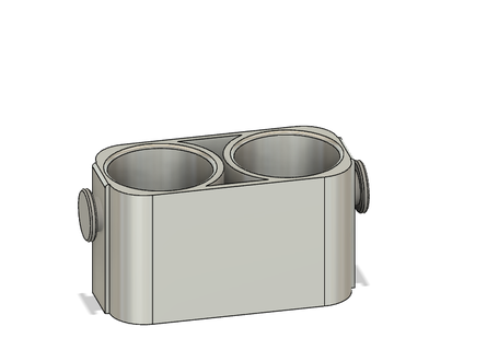 cola cans holder 2 pieces useful drink summer beverages free 3d print model - Mito3D