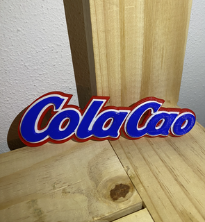 cola cao logo colacao 3d print model - Mito3D