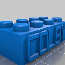 colby gioco personalizzato costruzione giocattoli 3d print model - Mito3D