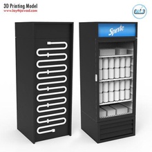frío beber enfriador Arte refrigerador suave congelado rc diorama imprimible envase mercados 3d print model - Mito3D