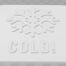 cold signage art signs logos sign 3d print model - Mito3D