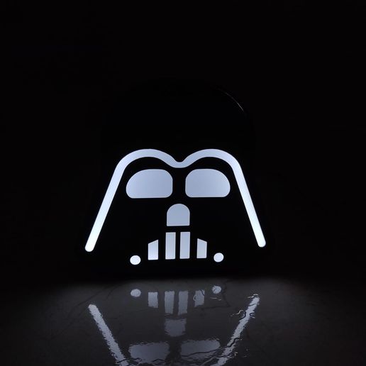 cole Fluss Rias Star Kriege Lampen Sammlung Kunst Darth vader Anakin Jedi Yoda Ashoka Luke Leia bb8 r2d2 Luminarien Lampe 3D print model - Mito3D