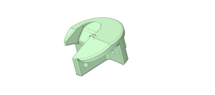 coleman pieghevole campo sedia sostituzione staffa 3d print model - Mito3D