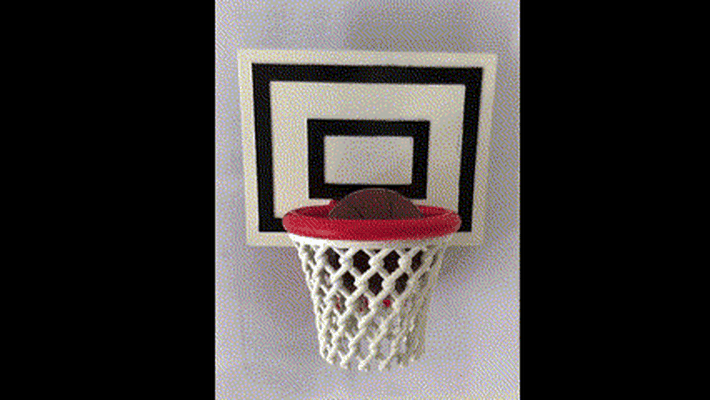 colgador laves basketbol llavero ayrıştırılmış gadget gancho lave mecanismo impresi n stl arte juguete anahtar 3d print model - Mito3D