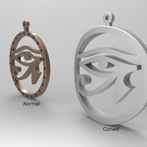 colgante ojo horus jewelry 3D print model - Mito3D