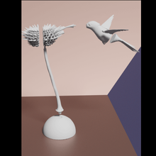 colibri art le figure 3d print model - Mito3D