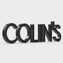 colins logo fashion trend stylish moda accessories luxury symbol models style emblem character store shop model design clothing brand boutique 3d print model - Mito3D