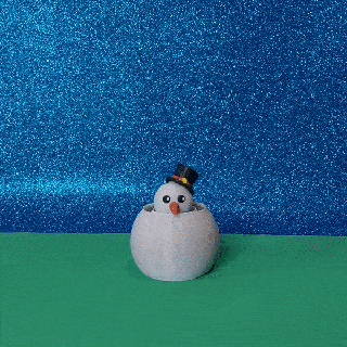 pieghevole pupazzo neve gioco Natale natale flessibile anno giocattolo ragazzi carina inverno 3d print model - Mito3D