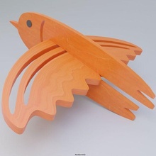 pliant oiseau art décor sculpture sculptures 3d print model - Mito3D