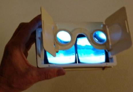 dobrável Smartphone vr goggles x óculo fenda 3d brille jogos cartão concentrando Google lentes virtual realidade óculos fone ouvido Móvel phone 3d print model - Mito3D