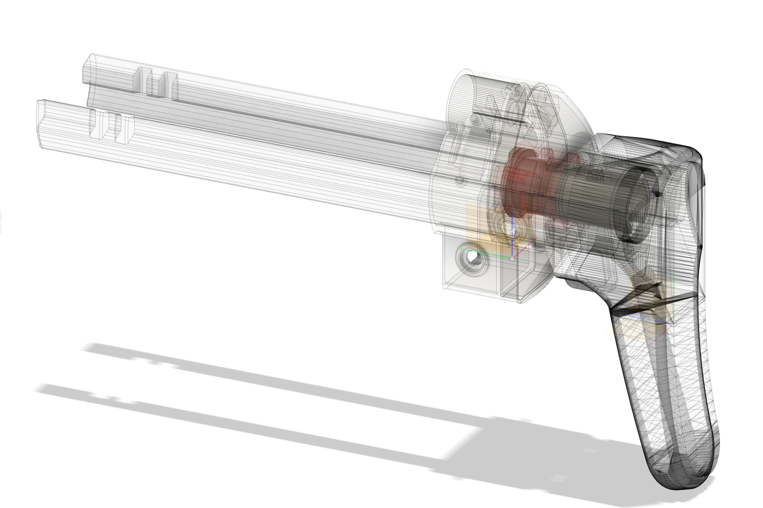 collassabile azione mp5 giocattolo pistola zvc0430 giocattoli mp 5 3D print model - Mito3D