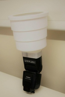 collapsible telescopic flash diffuser Gadget camera video gadget 3d print model - Mito3D