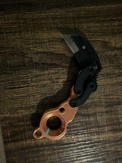 colapsando Karambit utilidad espada herramientas bricolaje diy fabricante 3d print model - Mito3D