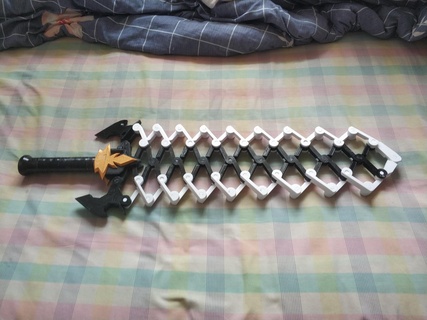 collapsing sword sword toy collapsing  3d print model - Mito3D