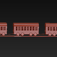 collectible train 3d print model - Mito3D