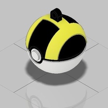 collezione 1 pokeball greatball ultraball Modelli Pokemon partire mostri razzo 3d print model - Mito3D