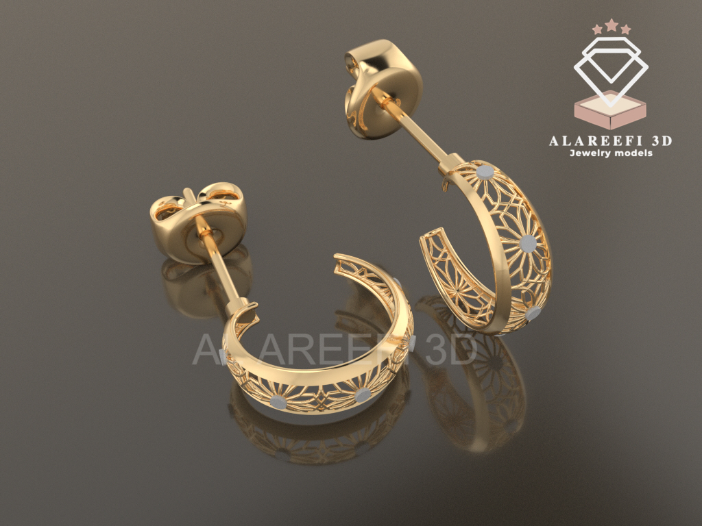 sammlung 9 10 türkisch ohrringe exklusiv ohrring frei schmuck gold silber design ultra vision gemvision ring ringe 3D print model - Mito3D