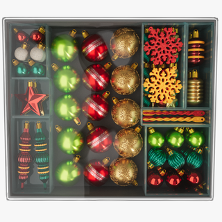 Sammlung Weihnachten Baum Ornamente Werkzeuge new year Spielzeug Star Herz christmas tree Wacholder 3d print model - Mito3D
