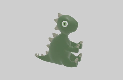 coleção concurso dinossauros estegossauro arte animal dinossauro brinquedo fofa pequeno 3d print model - Mito3D