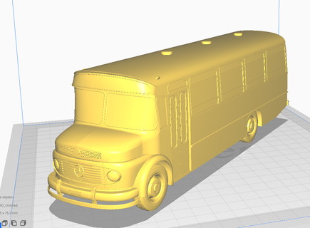 coletivo 1114 mercedes ônibus 3d print model - Mito3D