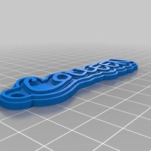colleen jewelry customized keychains 3d print model - Mito3D