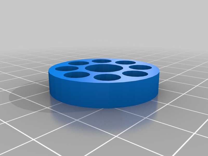 collet grille bague 8 têtes 6mm outils 8pcs titulaire soutien DIY fabricants 3D print model - Mito3D