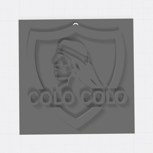 colo-colo frame 2d 3D print model - Mito3D