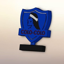 Colo sıra dekorasyon logo Spor Dalları takım cdl kazanım es kulüp udg udeg Meksika Jalisco Futbol Guadalajara Üniversite aslanlar 3d print model - Mito3D