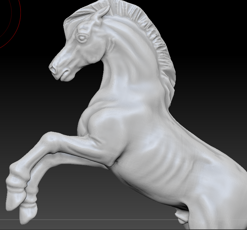colombian horse Art colt fine pitch steed 3D print model - Mito3D