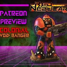 colonial void ranger 28mm 35mm 40k miniature oldhammer primaris red nebular retro rouge trader science fiction scifi space crusade marine warhammer toy 3d print model - Mito3D