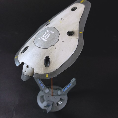 colony transporter model kit 172 art sci-fi vehicle ship space design concept toy 3D print model - Mito3D