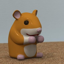 cor hamster vários 3d print model - Mito3D