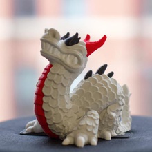 Farbe longhuo eastern dragon Kunst 3d print model - Mito3D