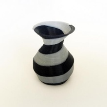 2 color spiral vase 1 home 3d print model - Mito3D