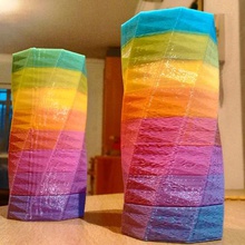 color vase home 3d print model - Mito3D