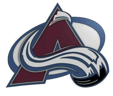 colorado avalanche logo hockey nhl sign 2d art 3d print model - Mito3D