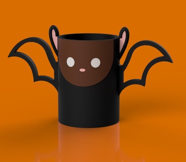colorful bat coozie - sale halloween 3d print model - Mito3D