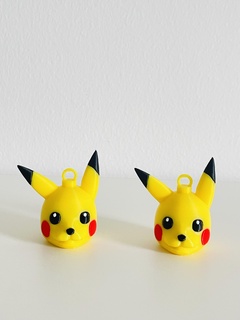 colorized pikachu ornament pok mon bambulab 3mf fully prepainted ams 4 color print toy christmas 3d print model - Mito3D