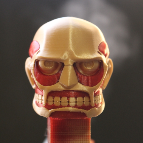 colossal titan head art 3D print model - Mito3D