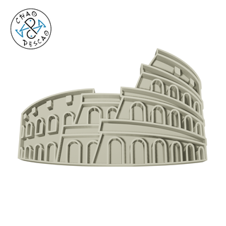 Coliseu monumentos biscoito cortador fundente polímero argila pastelaria decoração Itália Roma 3d print model - Mito3D