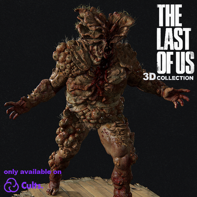 colossus bloater last of us 3d collection game replicas ps5 sony zombies clickers runners stalkers bloaters 3d print model - Mito3D