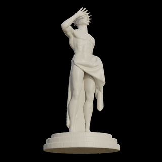 colosso Rodes rodesiano maravilhas mundo estátua monumento história lenda cultura homem Sol Deus Helios Grécia 3d print model - Mito3D