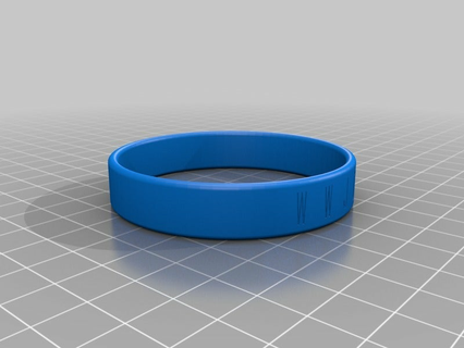 col personalizzato braccialetti 3d print model - Mito3D