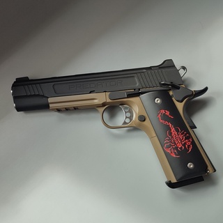 colt 1911 classic shape grips scorpion 2 also airsoft colt 1911 scorpion king 45 acp 9mm 10 mm firearm government ancient softair airsoft airgun co2 blowback vollmetal kimber springfield rock island  3d print model - Mito3D