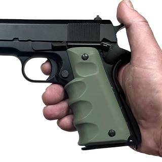 colt 1911 wrap around ergo grips pistol grip 3d print model - Mito3D