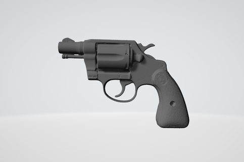 puledro detective speciale gen2 cal 38 sw kydex muffa pistola 3d print model - Mito3D