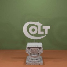 colt logo art signs logos guns gun 3d print model - Mito3D